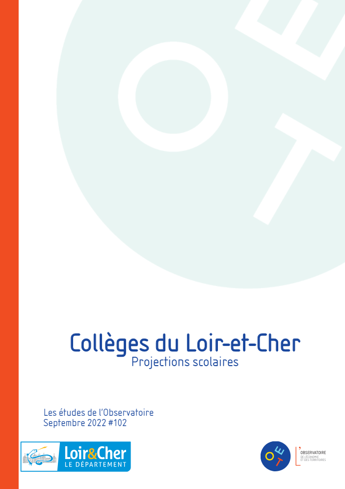 102 - Collèges du Loir-et-Cher - Projections scolaires - Septembre 2022