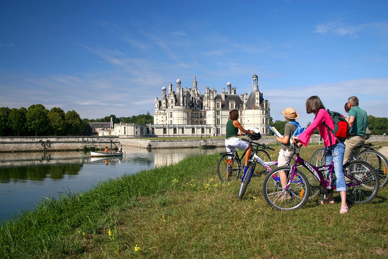 Cyclotourisme au Château de Chambord