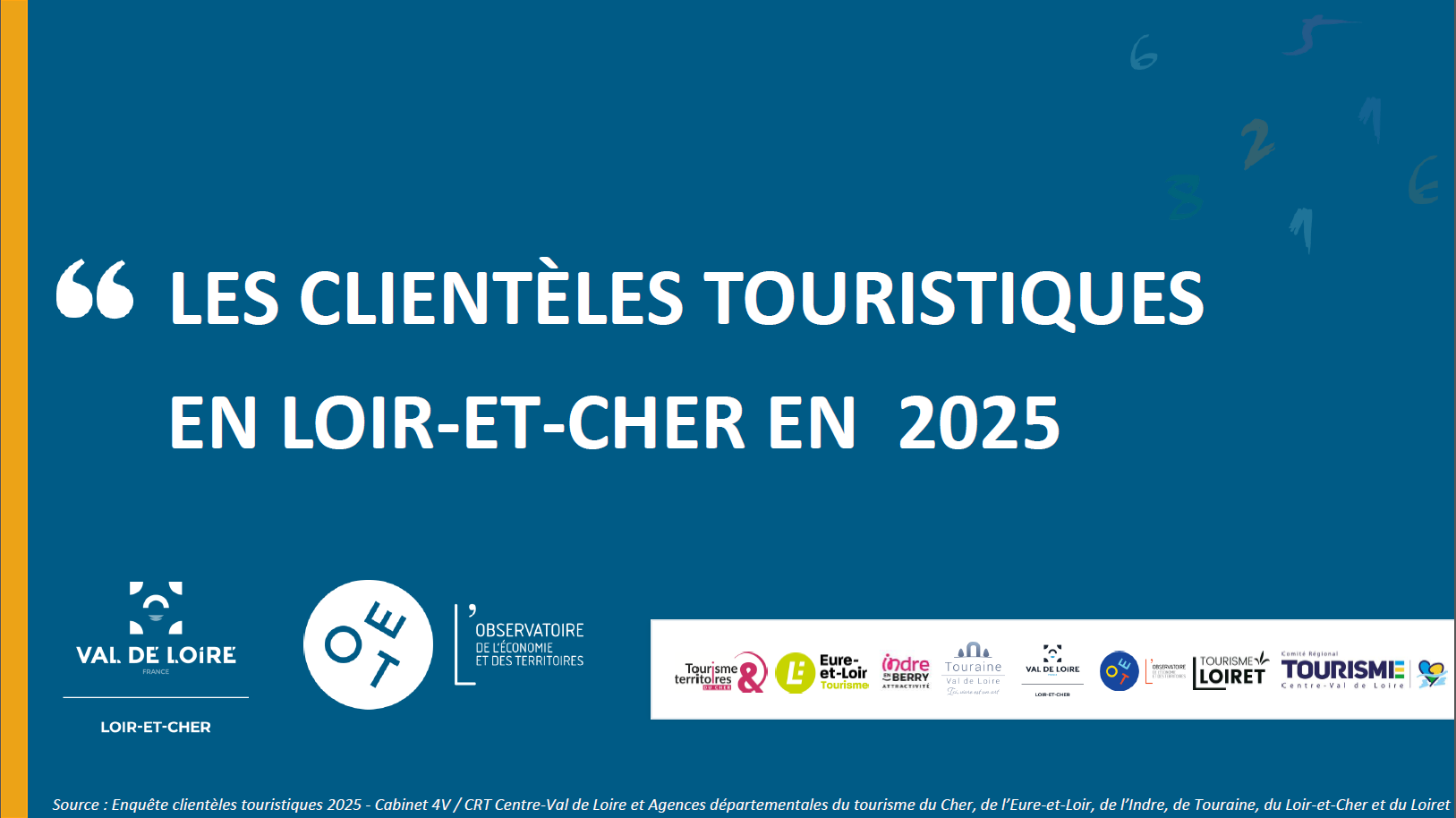 Les clientèles touristiques en Loir-et-Cher en 2025
