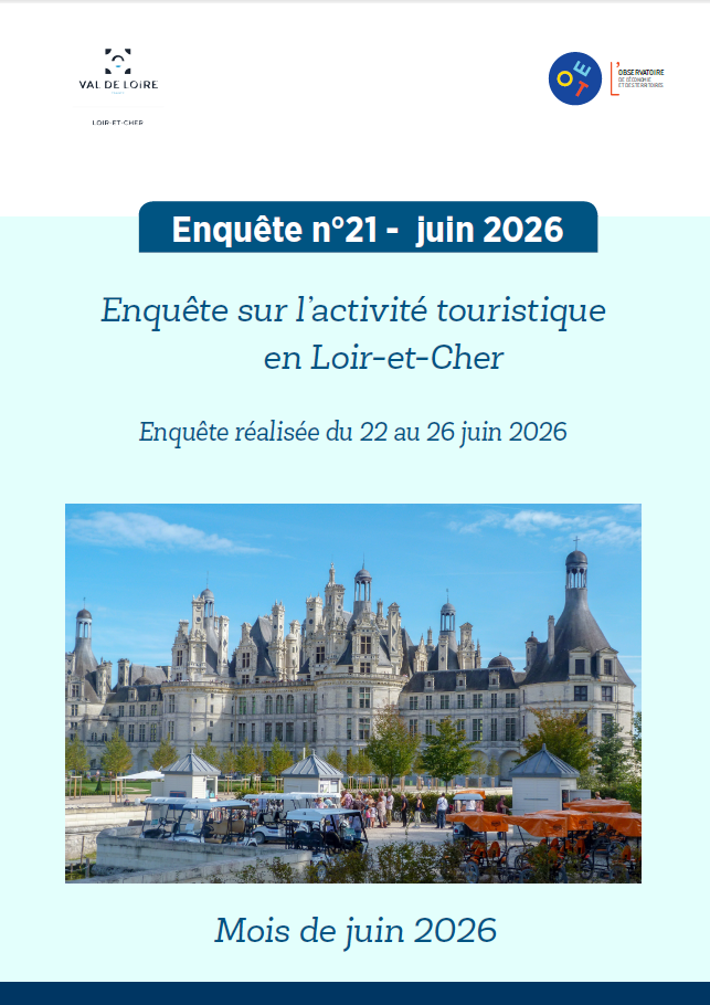 enquête de conjoncture tourisme juin 2026